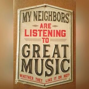Vintage Style Music Sign